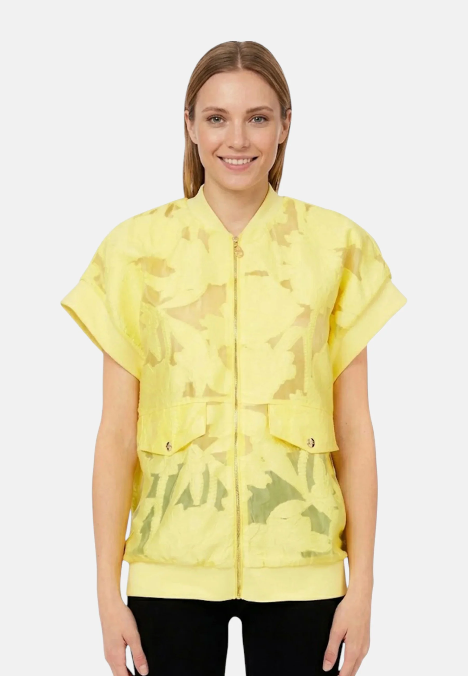 Colete em Rede Amarelo - Liu Jo 1