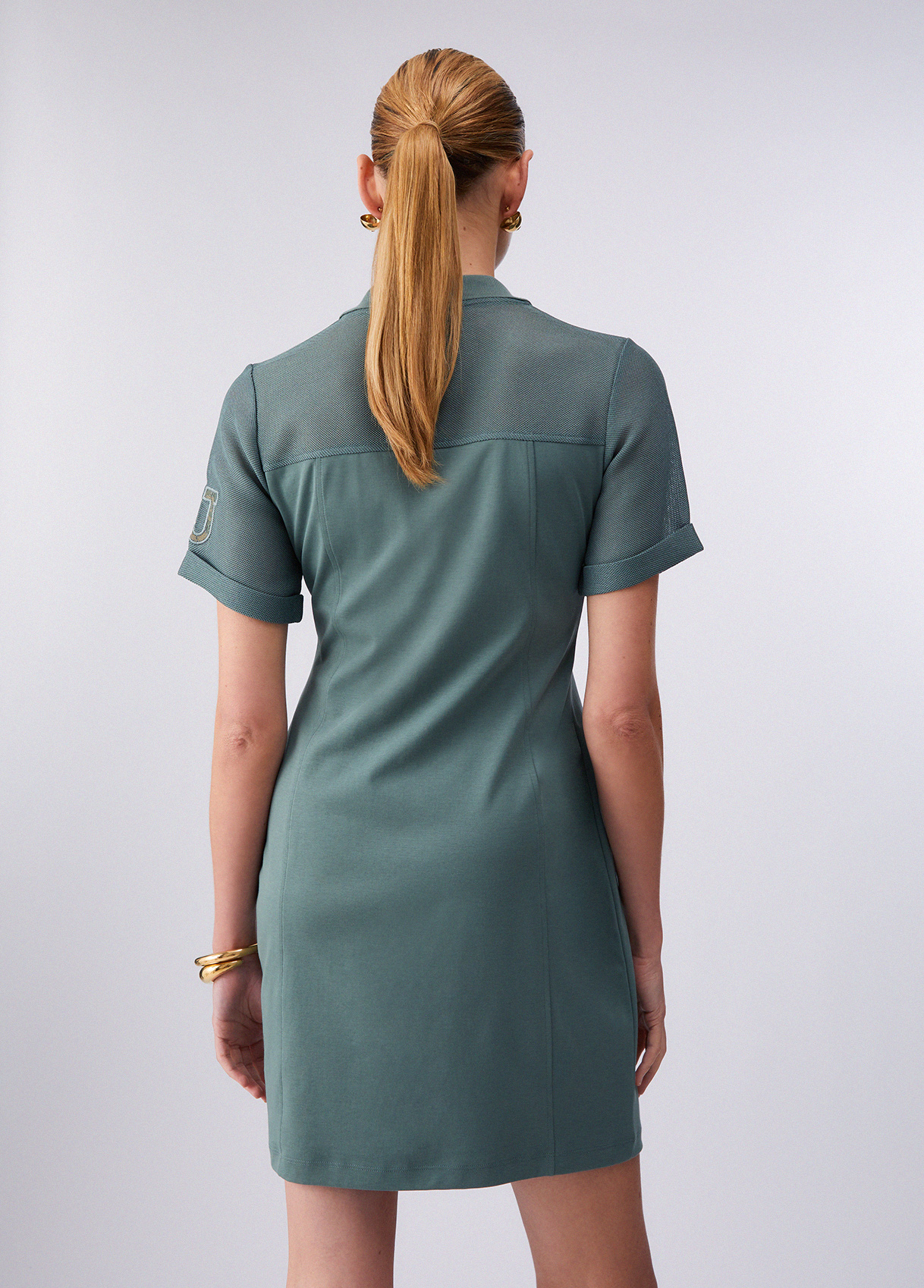 Vestido de Manga Curta  Verde - LIU JO  2