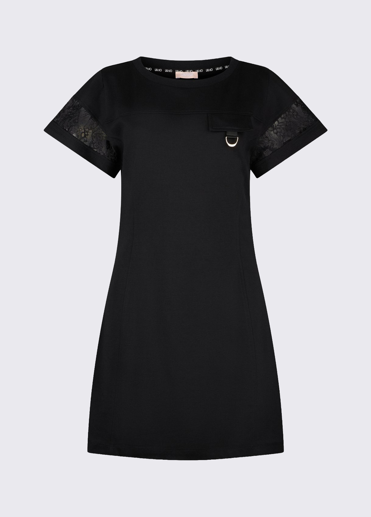 Vestido de Manga Curta Preto - LIU JO  5