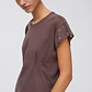 T-shirt com Ilhós Castanho  - LIU JO - thumbnail 5