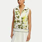 Vestido Curto Floral Branco e Verde - LIU JO  - Miniatura 1