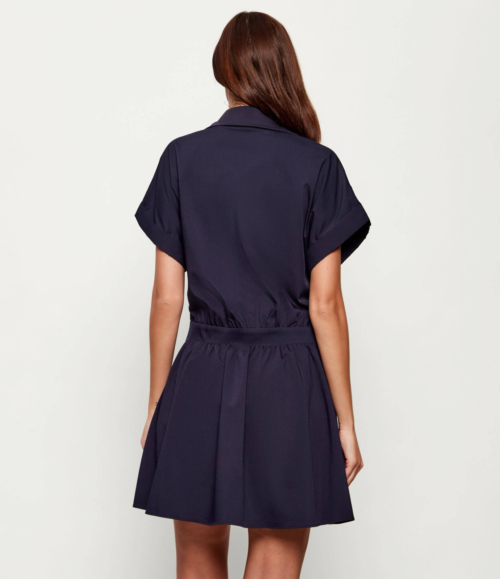 Vestido Curto Cintado Azul Escuro - LIU JO 3