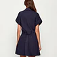 Vestido Curto Cintado Azul Escuro - LIU JO - thumbnail 3