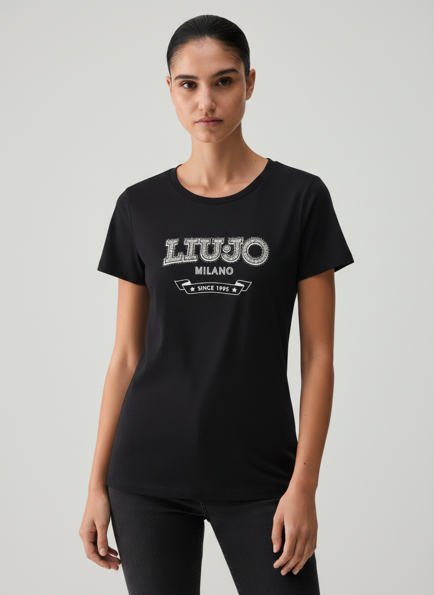T-shirt Básica Preto - LIU JO 1