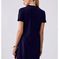 Vestido Curto Decote em V Azul - LIU JO  - thumbnail 2