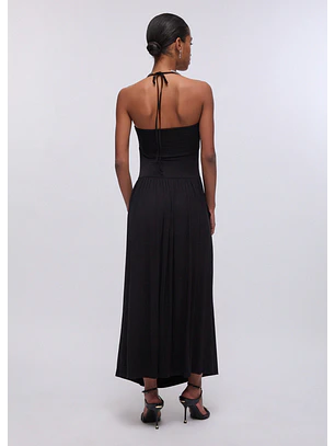 Vestido Malha Fria Cai Cai Preto - LIU JO 