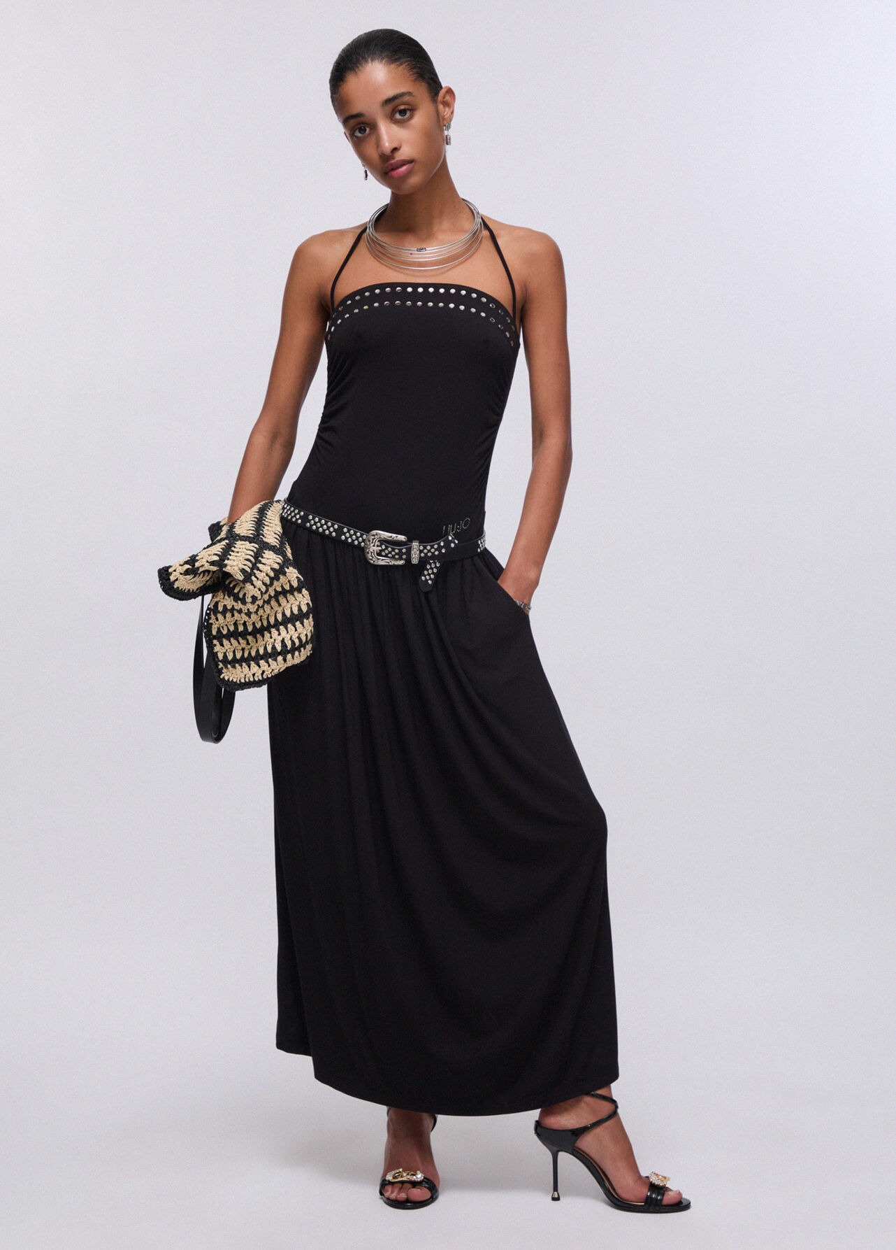 Vestido Malha Fria Cai Cai Preto - LIU JO  6