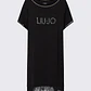 Vestido Curto com Franjas Preto - LIU JO - thumbnail 2