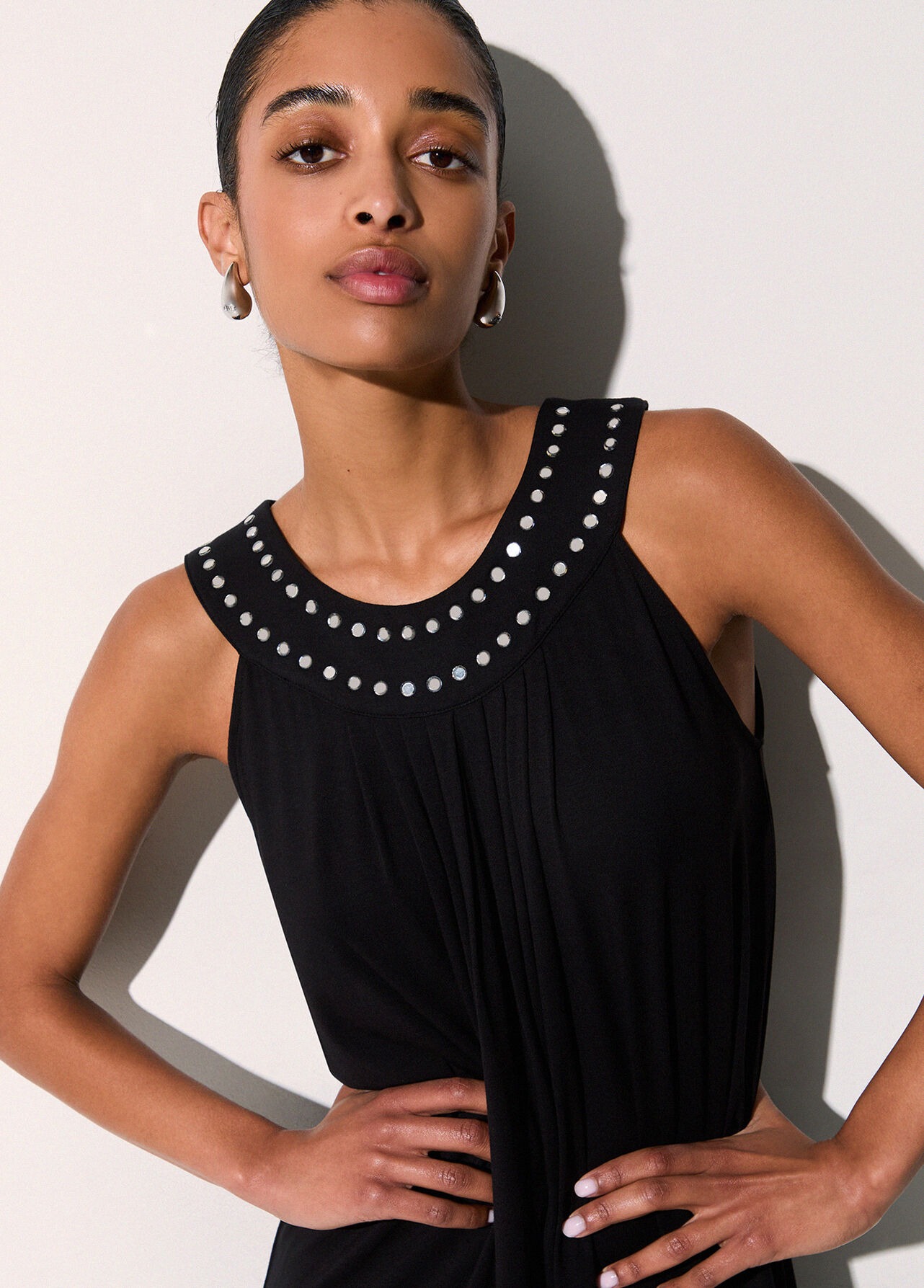 Vestido Curto com Tachas Preto - LIU JO  3