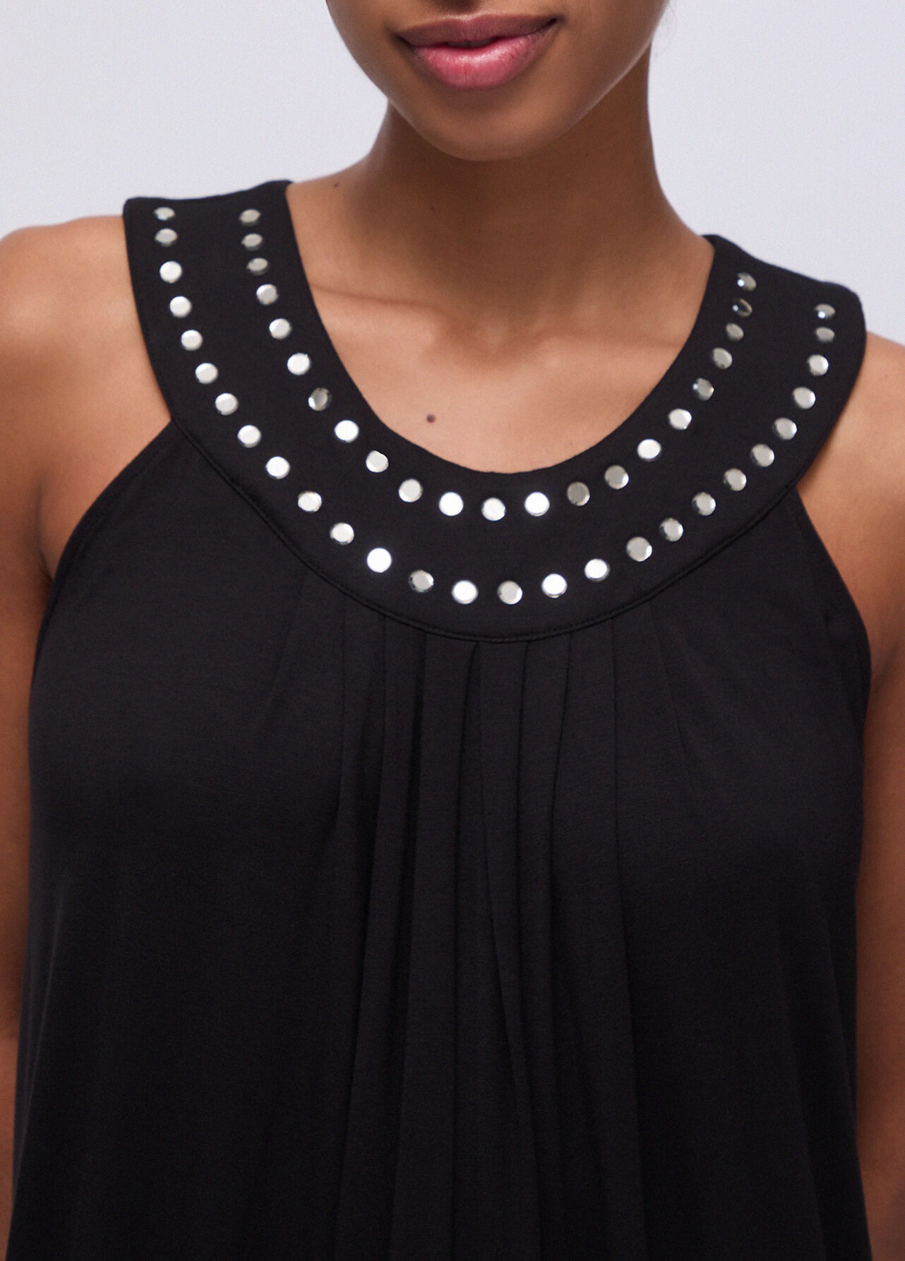 Vestido Curto com Tachas Preto - LIU JO  5