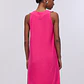 Vestido Curto com Tachas Rosa - LIU JO  - Miniatura 2
