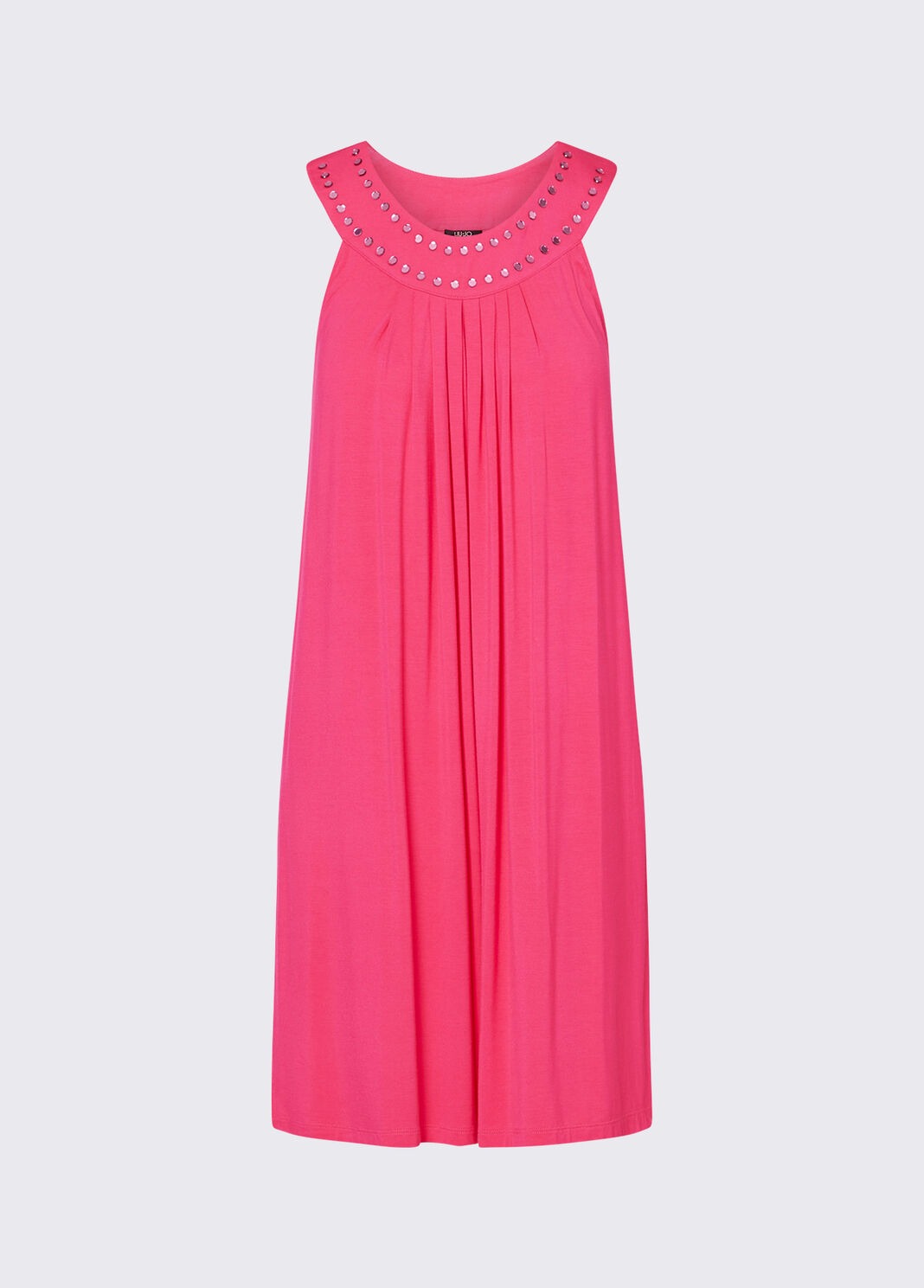 Vestido Curto com Tachas Rosa - LIU JO  4
