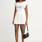T-shirt Lycra Lettring Animal Print Branco - LIU JO  - Thumbnail 2