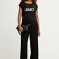 T-shirt Lycra Lettring Animal Print Preto - LIU JO - Miniatura 2
