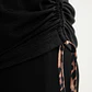 T-shirt Lycra Lettring Animal Print Preto - LIU JO - Miniatura 5