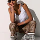 Calças Largas Animal Print - Liu Jo  - Thumbnail 3