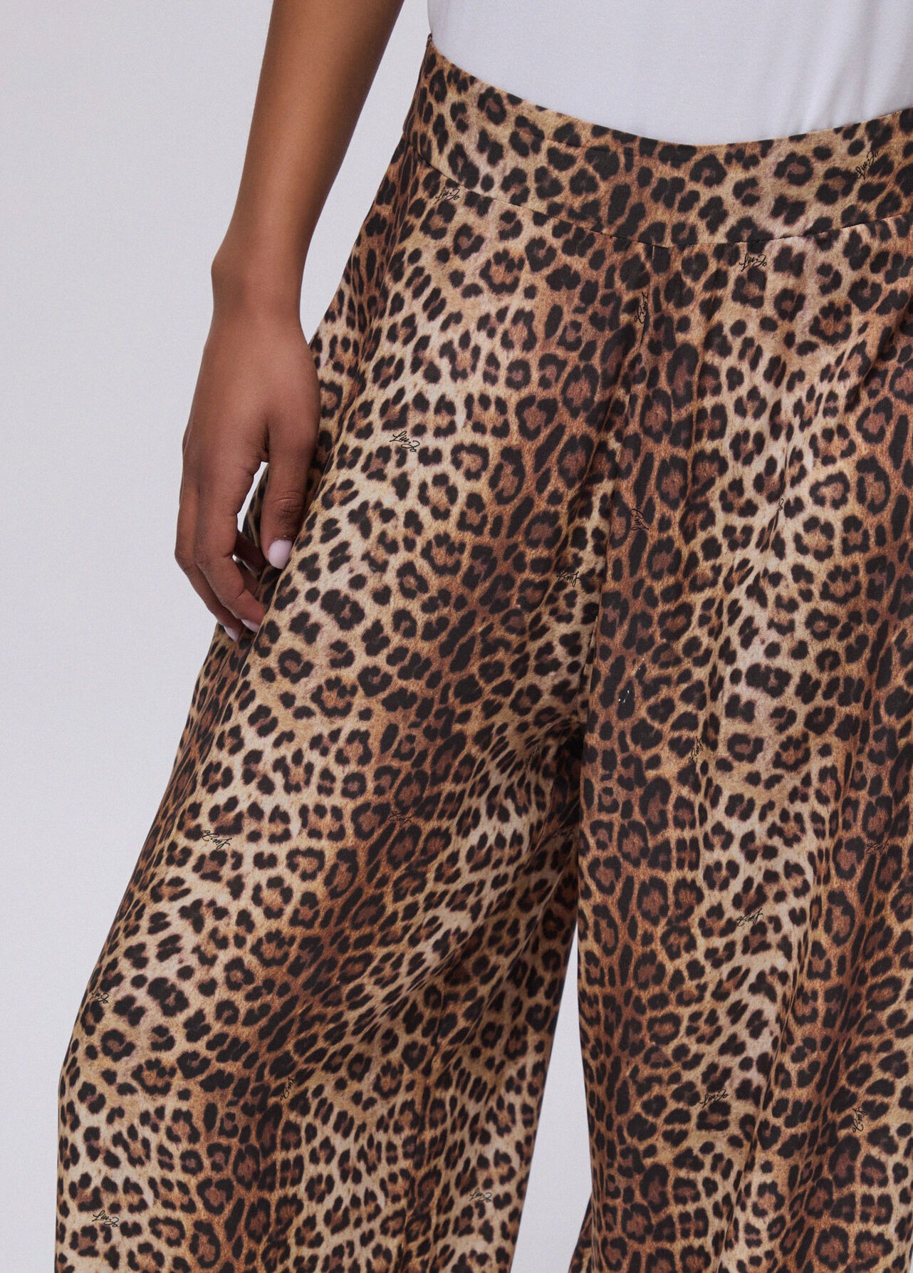 Calças Largas Animal Print - Liu Jo  5