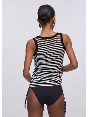 Top de Cavas com Riscas - LIU JO 