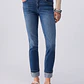 Calças Skinny com Strass na Dobra Ganga - LIU JO - vignette 1