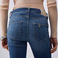 Calças Skinny com Strass na Dobra Ganga - LIU JO - vignette 4