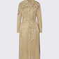 Vestido Camiseiro Comprido com Strass Bege - LIU JO - vignette 5