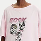 T-shirt ROCK Animais Rosa - LIU JO  - Miniatura 5