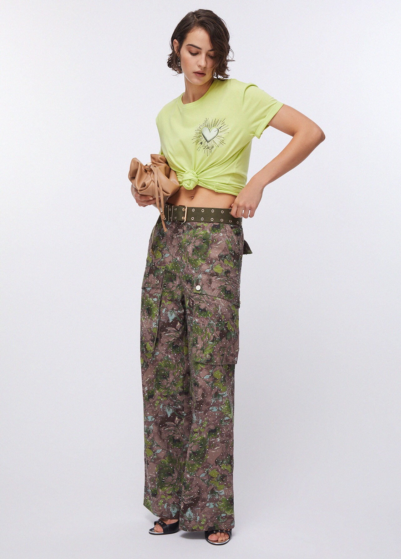 T-shirt Cupido Estampa Costas Verde - LIU JO 2