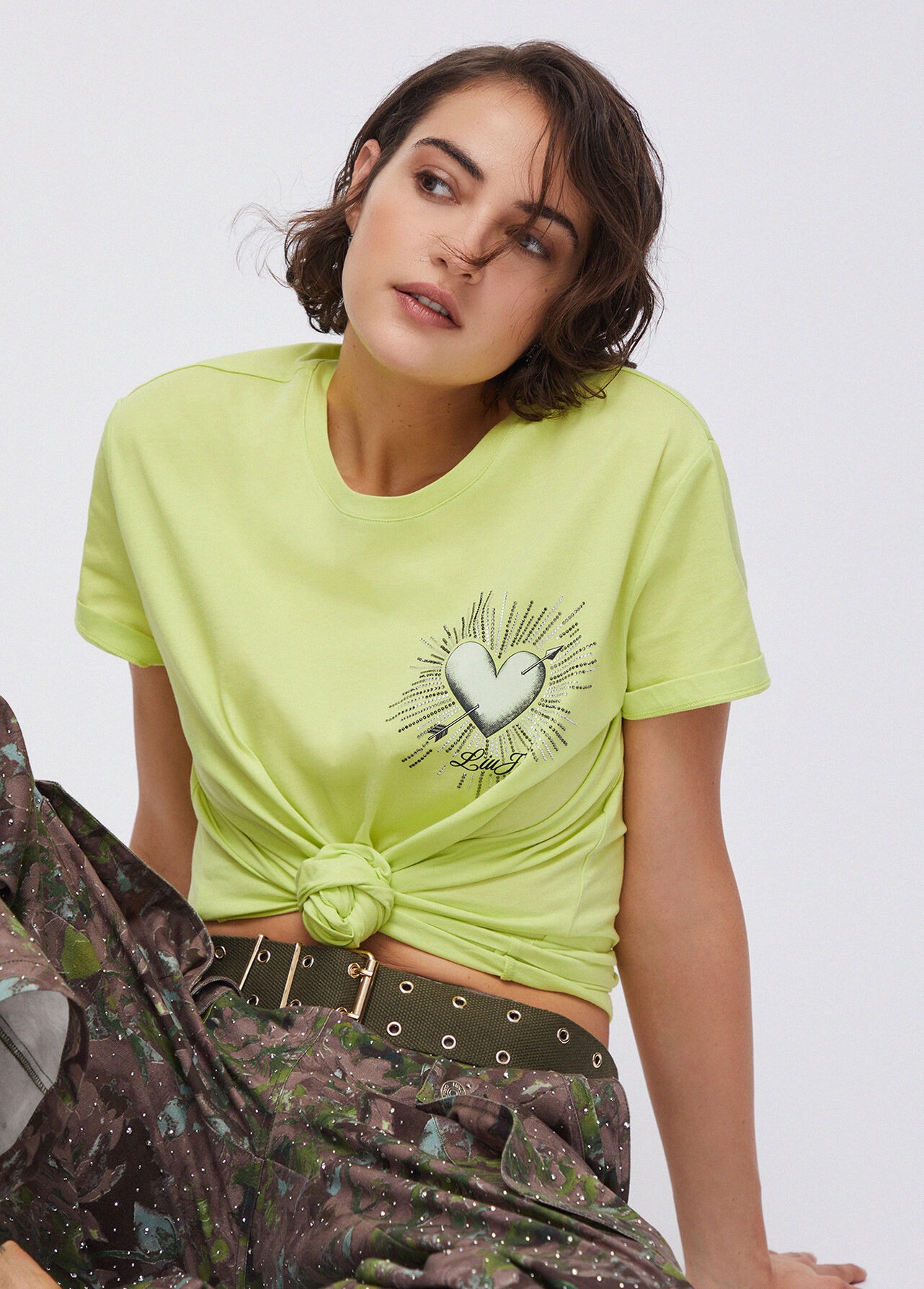 T-shirt Cupido Estampa Costas Verde - LIU JO 4