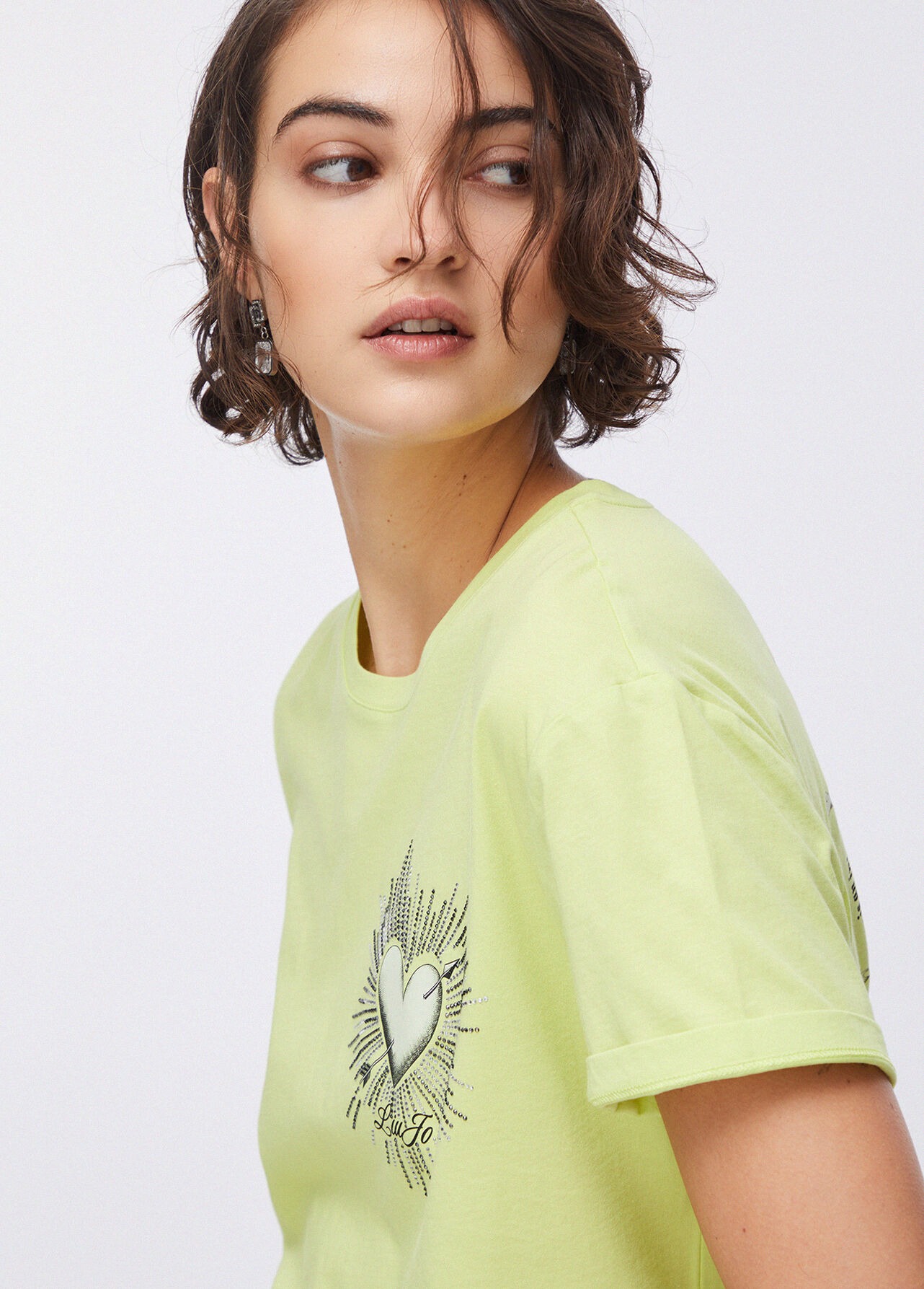T-shirt Cupido Estampa Costas Verde - LIU JO 6