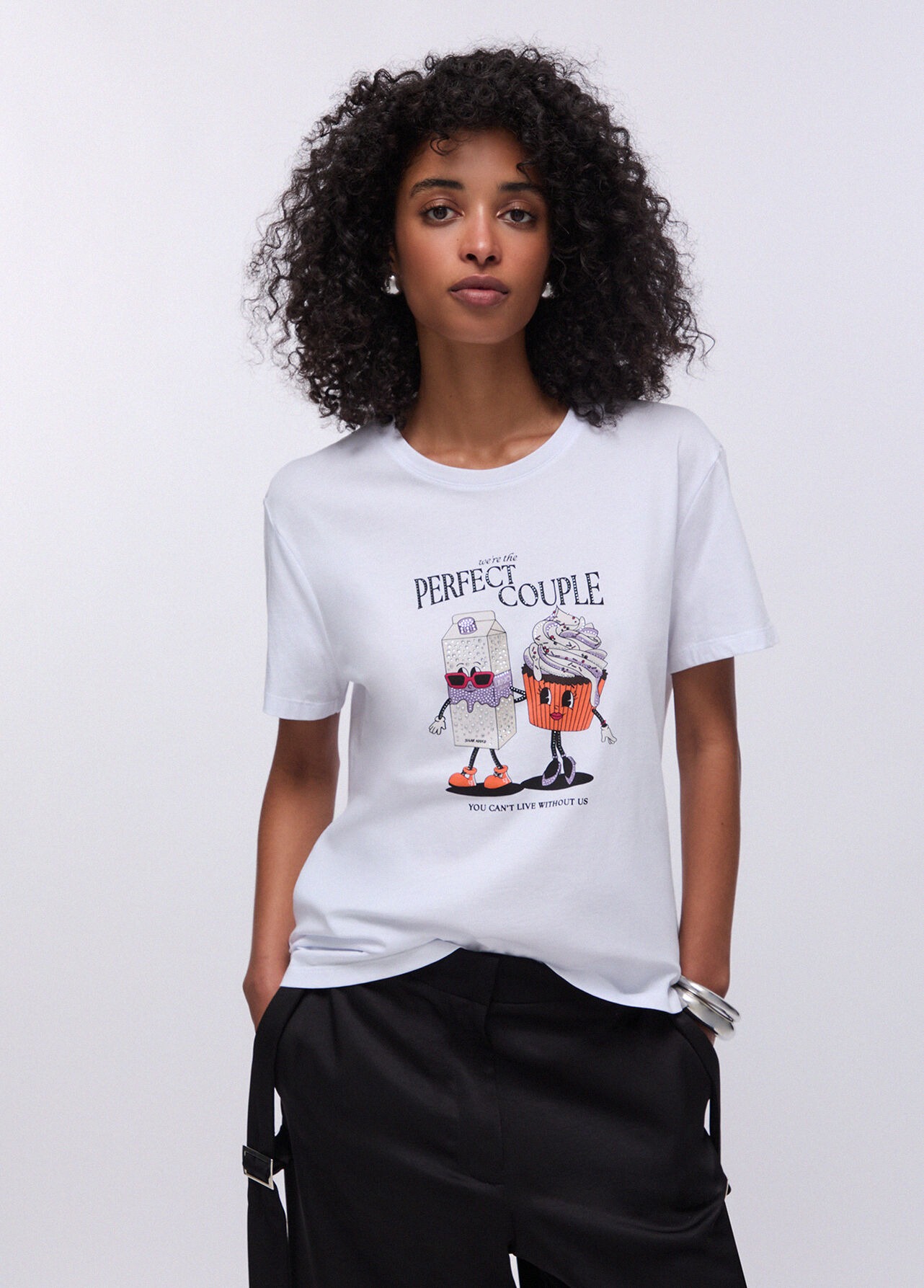 T-shirt Estampa Cupcake Branco - LIU JO  1