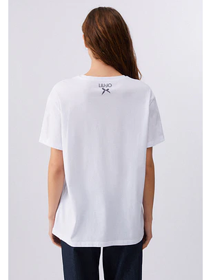 T-shirt Estampa Morango Branco - LIU JO