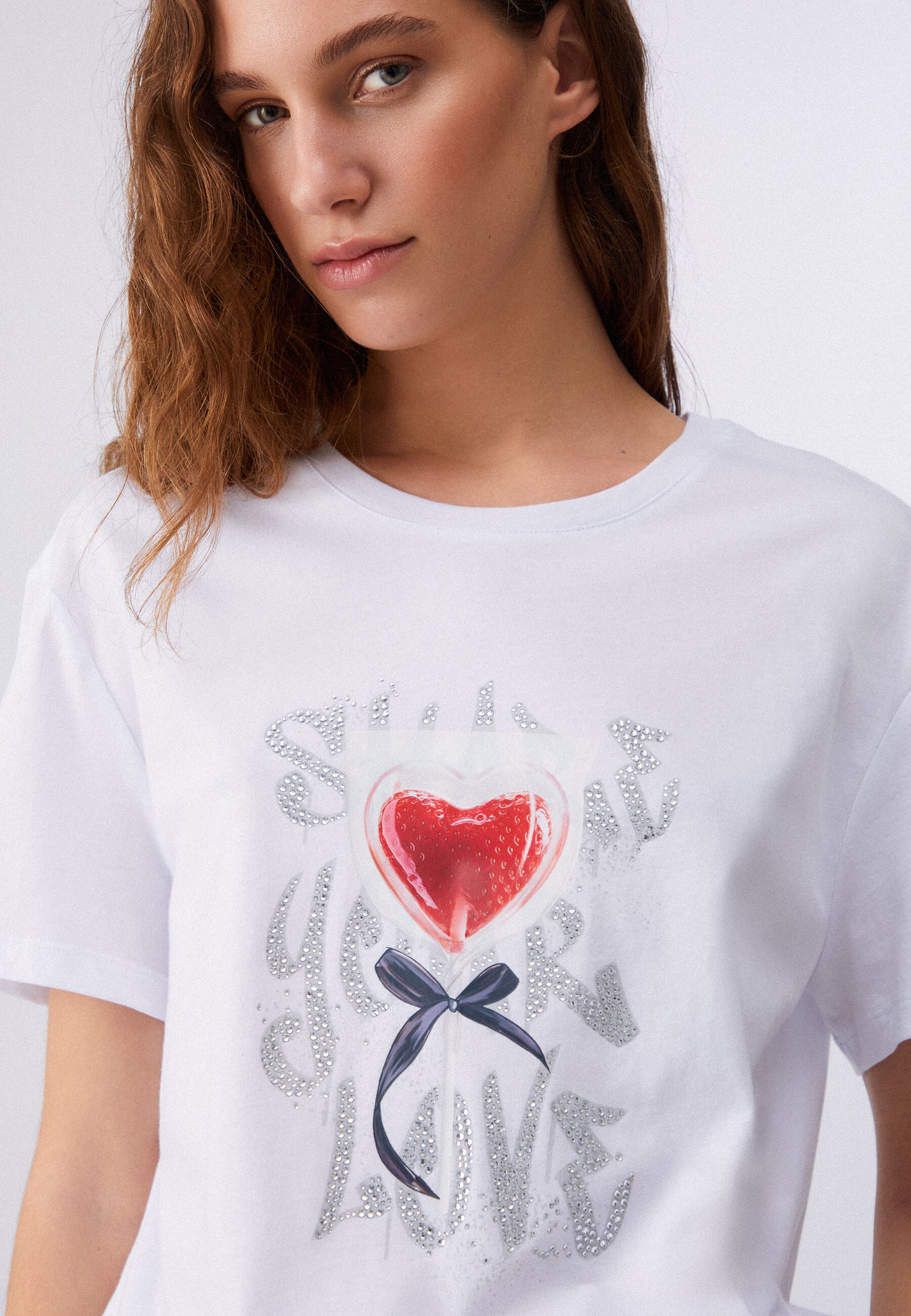 T-shirt Estampa Morango Branco - LIU JO 4