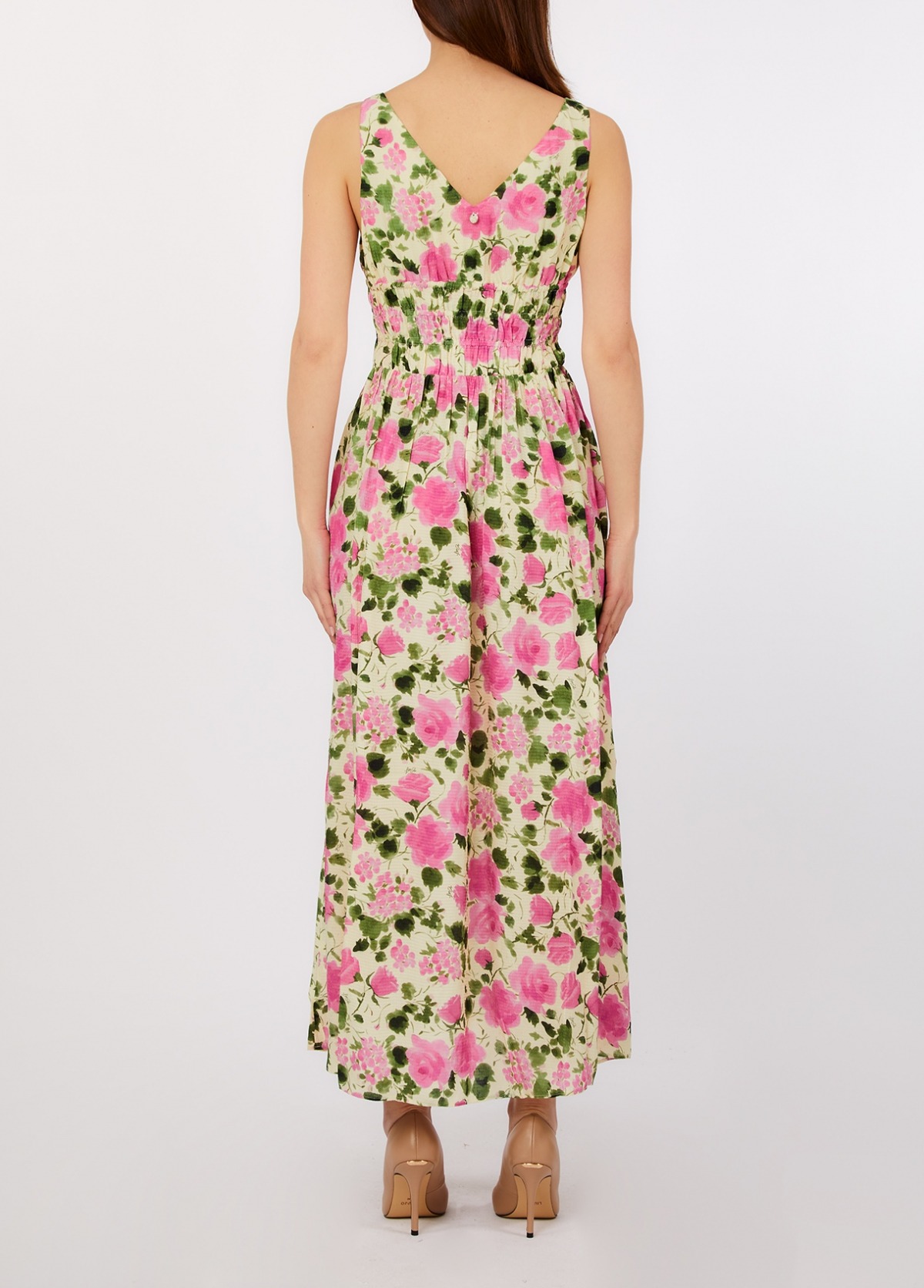 Vestido de Alças Florar Rosa e Verde - LIU JO 2