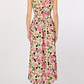 Vestido de Alças Florar Rosa e Verde - LIU JO - Thumbnail 2