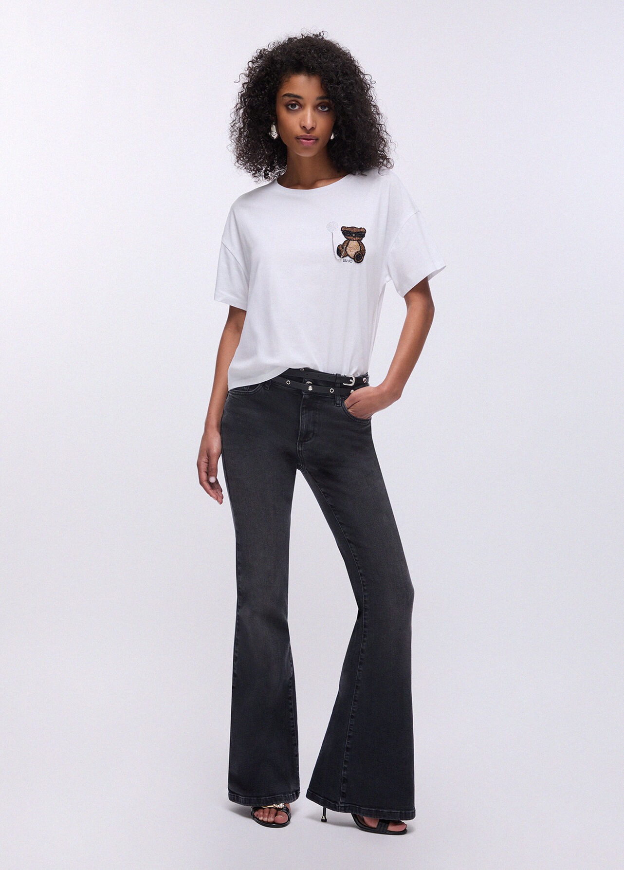 T-shirt Urso com Balão Branco - LIU JO 3