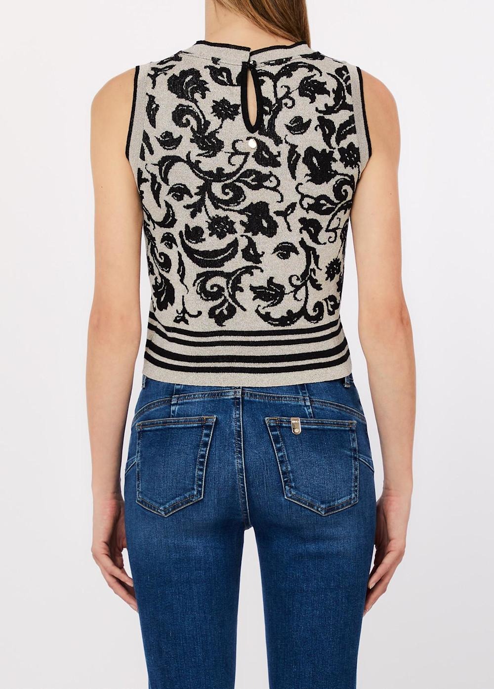 Top de Malha com Lurex Preto  - Liu Jo 5