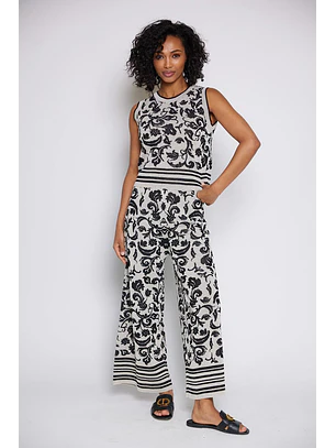 Top de Malha com Lurex Preto  - Liu Jo