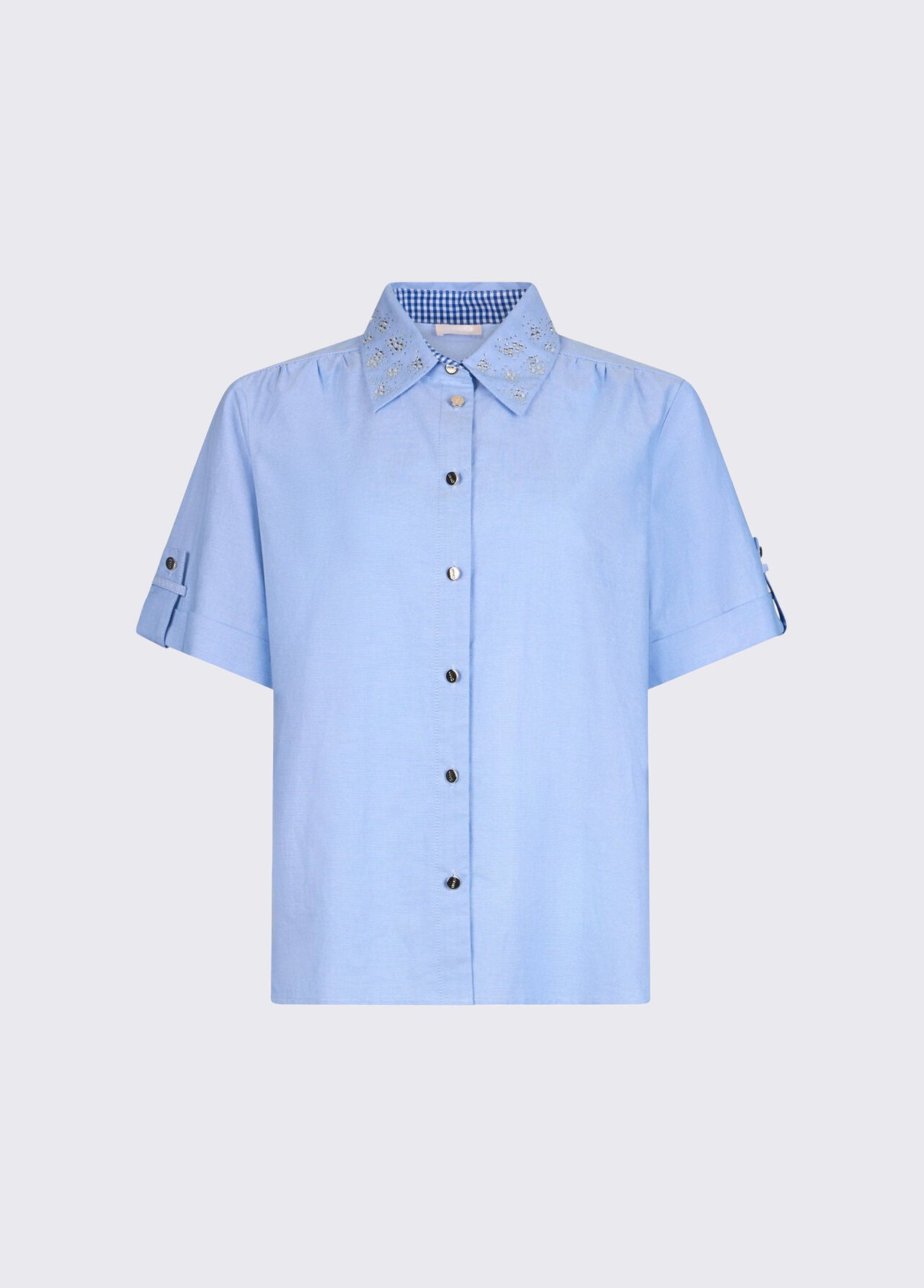 Camisa Manga Curta Azul - Liu Jo  5