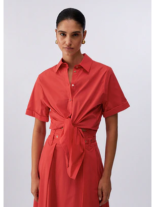 Camiseiro Manga Curta Vermelho - Liu Jo