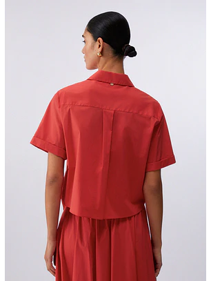 Camiseiro Manga Curta Vermelho - Liu Jo