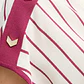 Blusa Manga Curta Riscas Branco e Rosa - LIU JO  - Miniatura 4