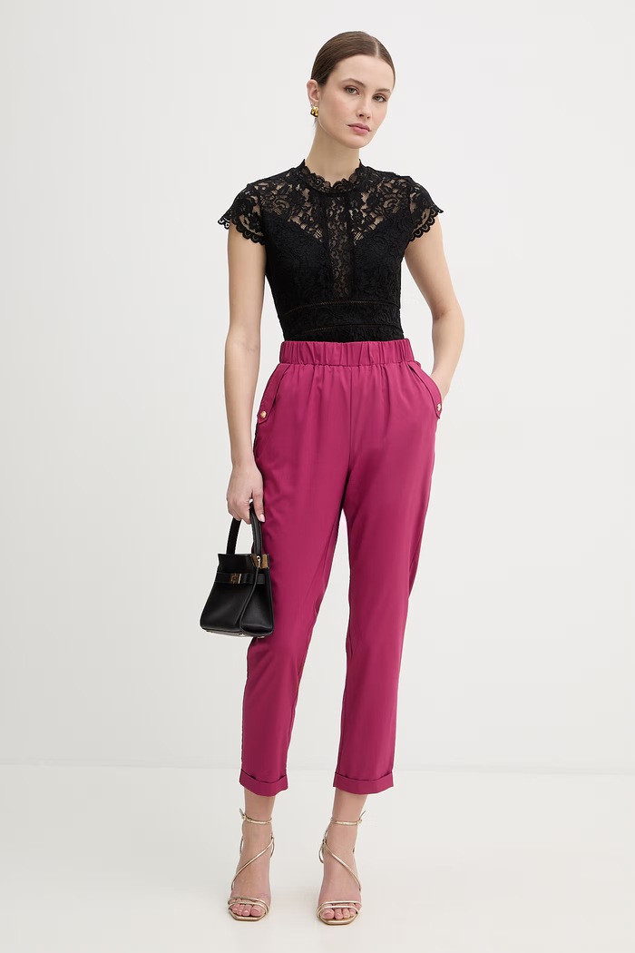 Calças Chino Rosa Mangenta - LIU JO 2