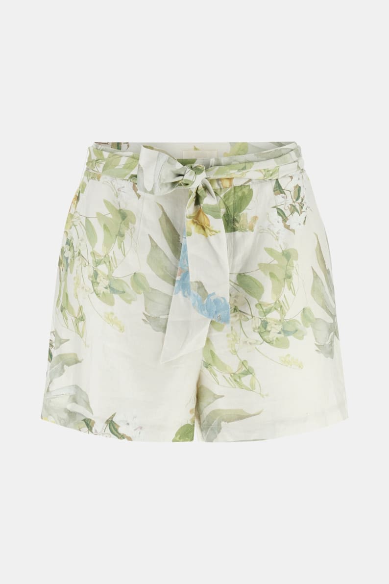 Calções KIRSTEN Garden Folhas Branco - Guess  3