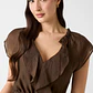 Vestido Comprido MAELYS Castanho - Guess  - vignette 3