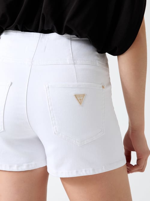 Calções em Ganga com Botões Branco - Guess  5