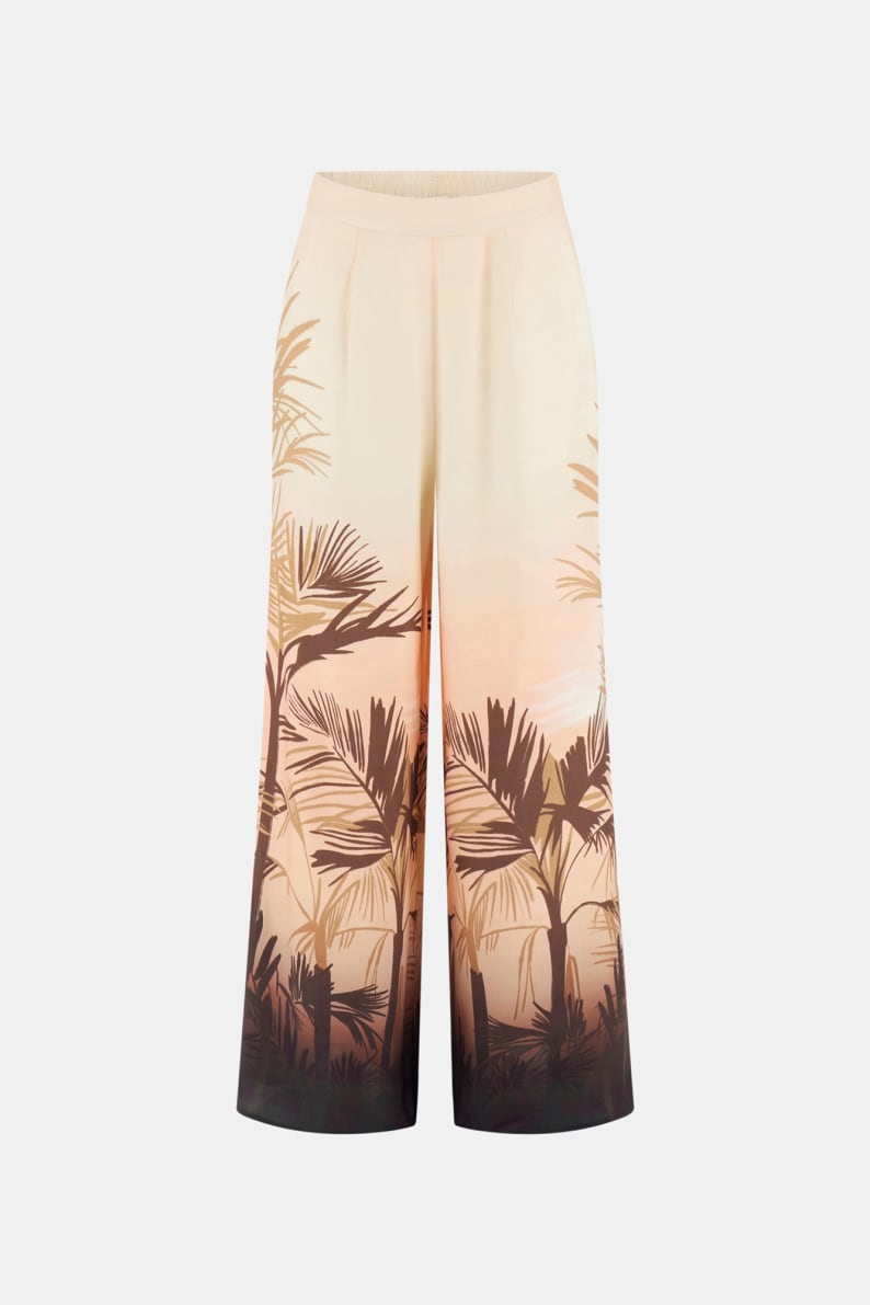 Calças FLEUR Estampadas Nude - Guess 4