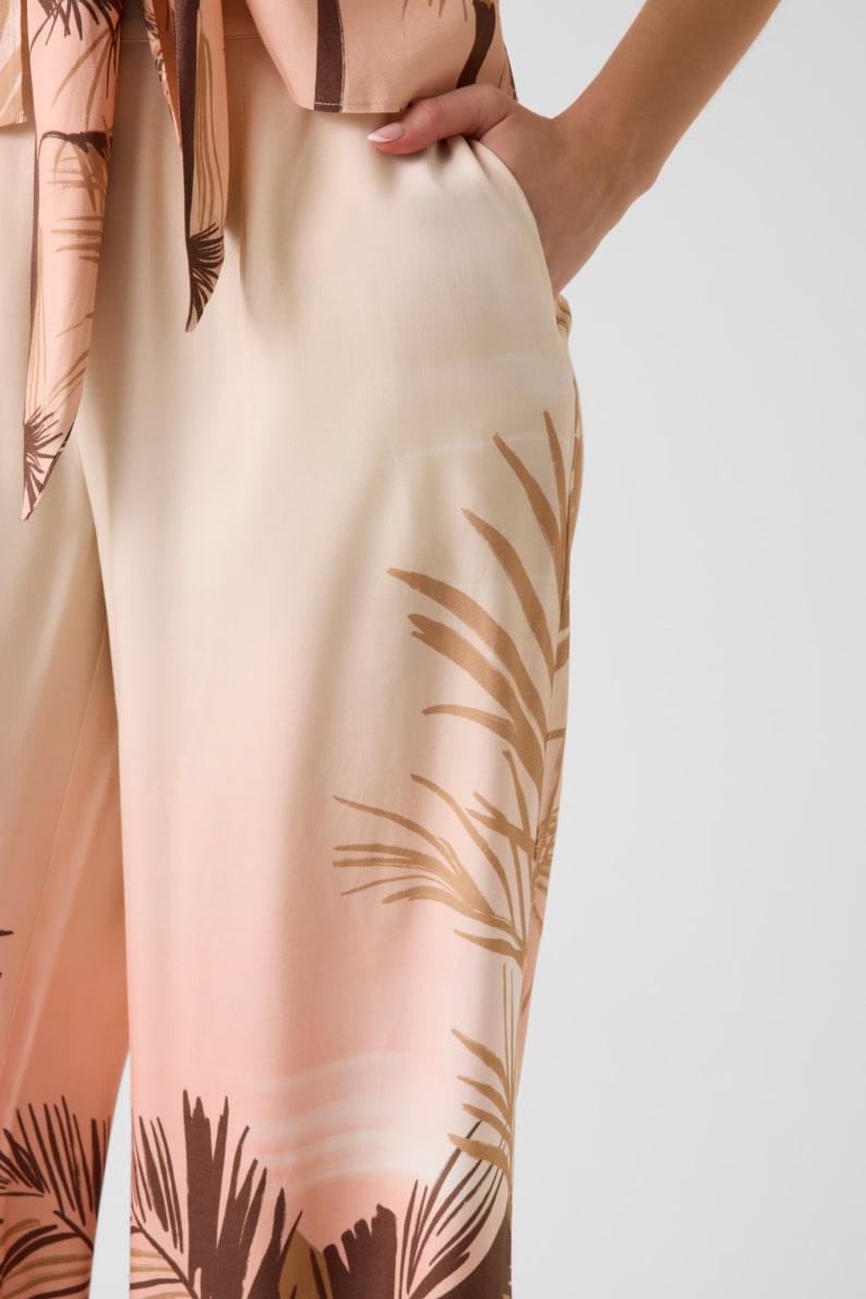 Calças FLEUR Estampadas Nude - Guess 5