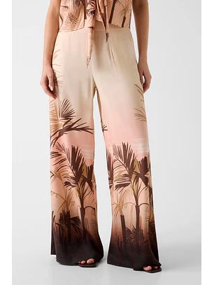 Calças FLEUR Estampadas Nude - Guess