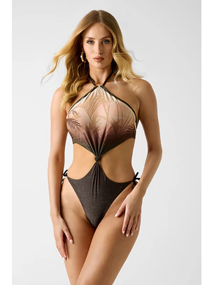 Fato de Banho Triquini FLEUR Nude - Guess