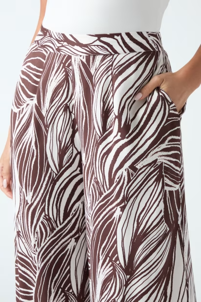 Calças ZOE Estampadas Zebra Castanho - Guess 3
